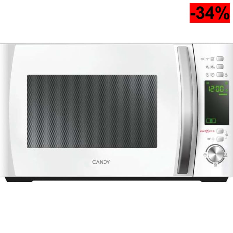 Candy X-Range CMXG20DW, Microondas con Grill, 20L, 1050W, 5 Niveles Potencia, Digital, 40 - oferta Amazon