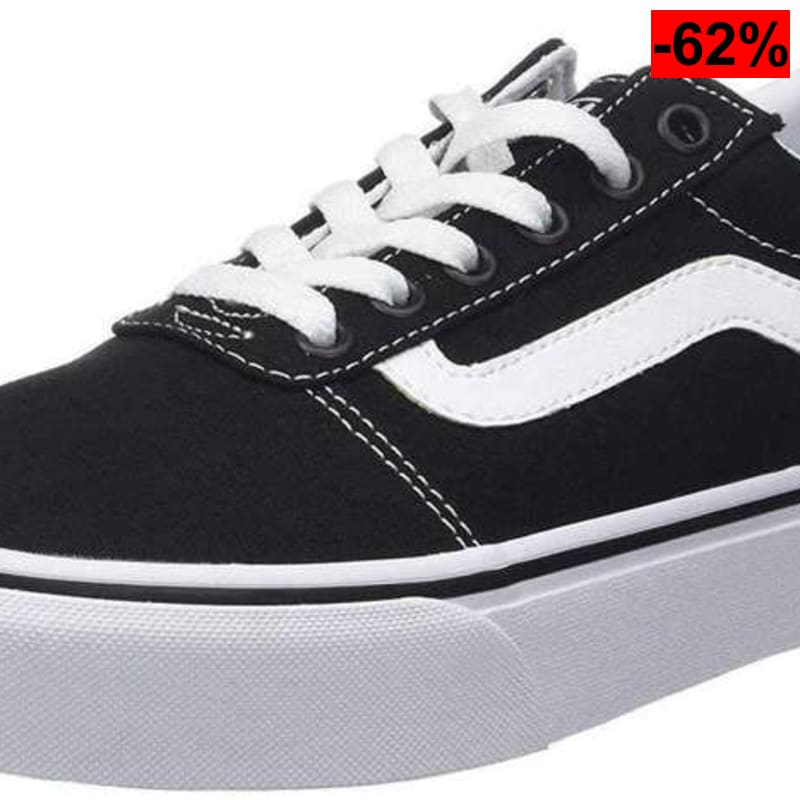 Vans Ward Platform Sneaker, Patchwork Light Blue. - oferta Amazon