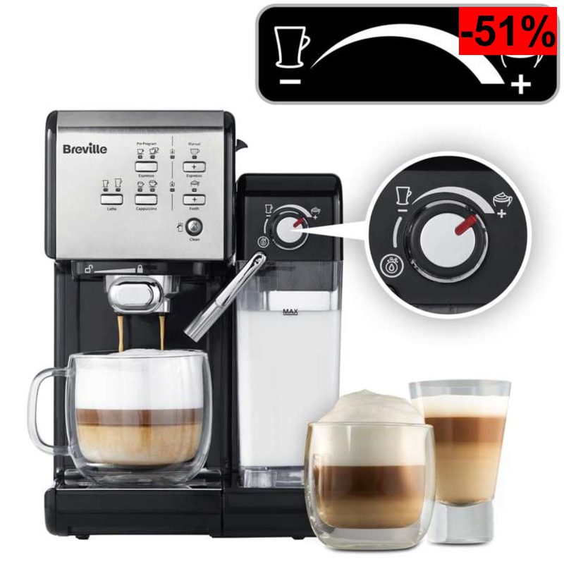 Breville Prima Latte II Espresso Cafetera para latte y capuchino - oferta Amazon