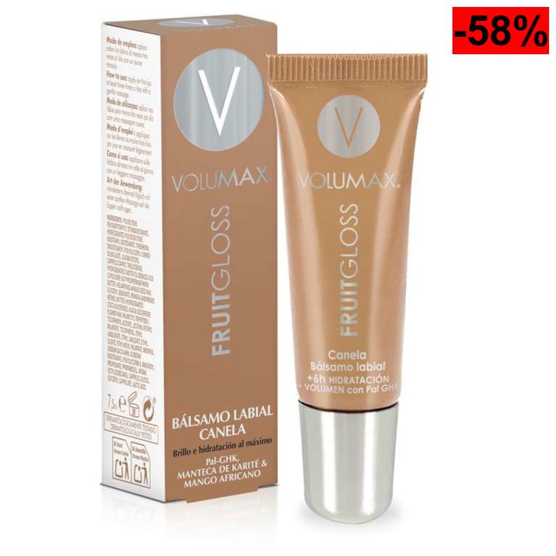 Volumax Fruitgloss- Bálsamo labial con retinol y Tripéptido Pal- GHK - oferta Amazon