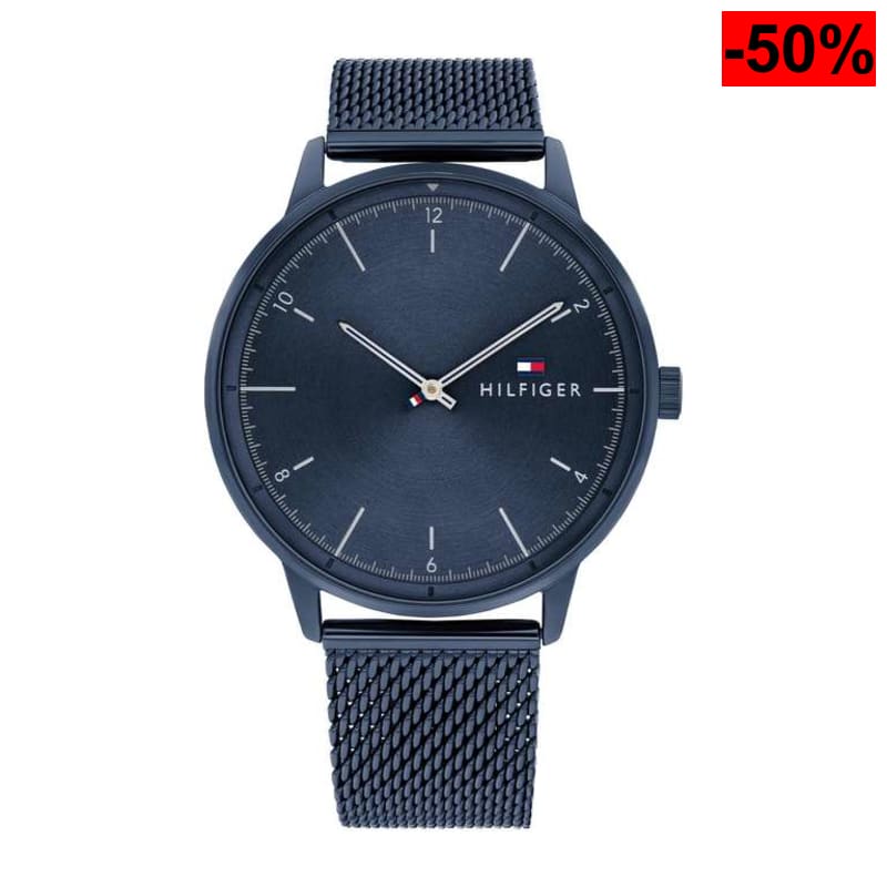 Reloj de Cuarzo Tommy Hilfiger (Malla Acero Azul, Multifunción) - También en negro - oferta Amazon