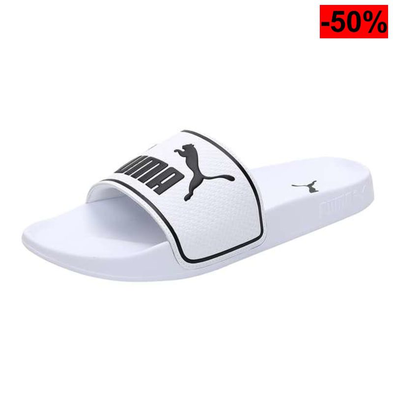 PUMA Unisex Leadcat 2.0Schiebe-Sandalen Puma White Puma Black TALLA 37, 40.5, 47 - oferta Amazon