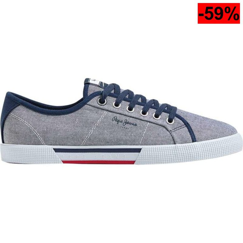Pepe Jeans Brady Chambray Zapatillas para Hombre - oferta Amazon
