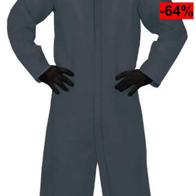 Disfraz de Villano: Túnica Negra con Capucha - oferta Amazon