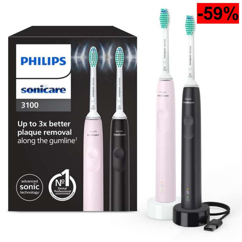 Philips Sonicare 3100, cepillo dental eléctrico - oferta Amazon