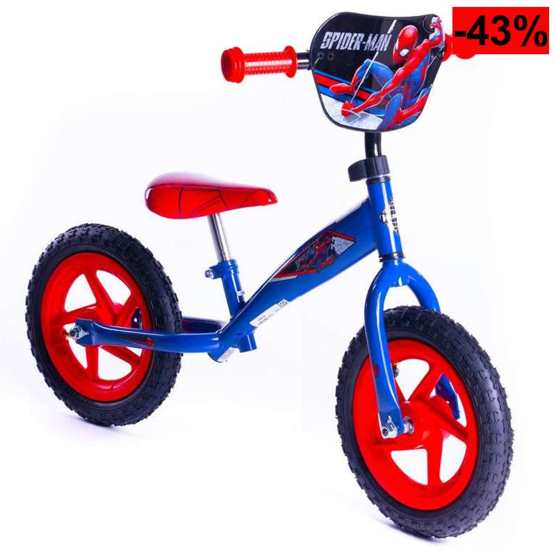 Huffy Marvel Spiderman Balance Bike Blue and Red 3-5 Year Old - oferta Amazon