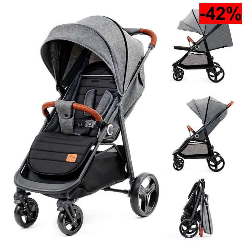 Kinderkraft GRANDE PLUS - Silla de Paseo Ligera - en 2 colores - oferta Amazon