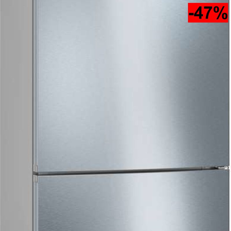 Bosch Frigorífico combinado, Serie 4, Libre instalación, 186 x 86 cm, NoFrost, VitaFresh, Acero Cepillado Antihuellas, KGN86VIEA - oferta Amazon