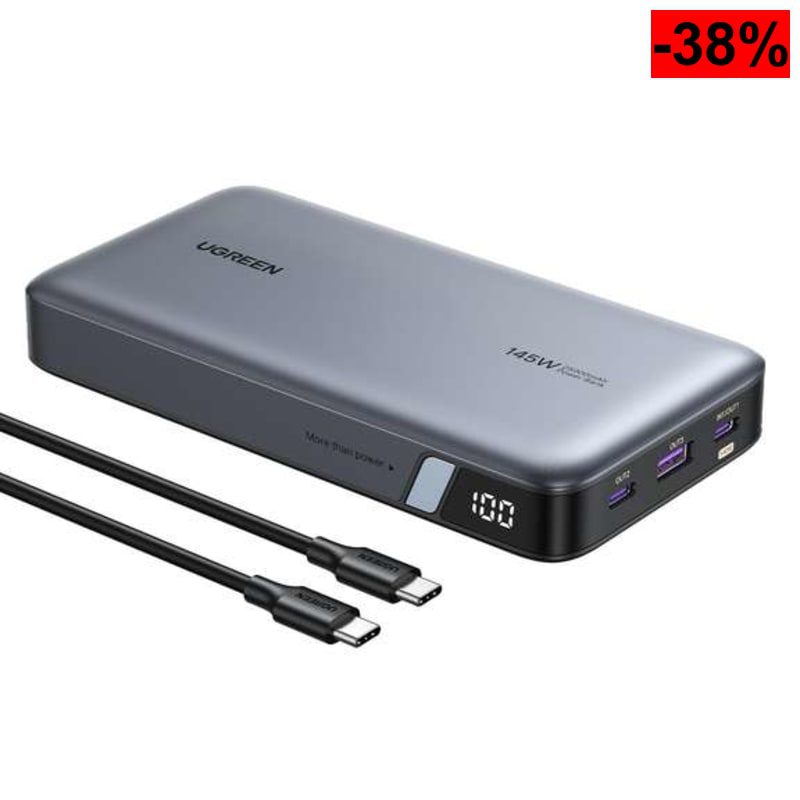 Power Bank 25000mAh Nexode 145W UGREEN - oferta Amazon