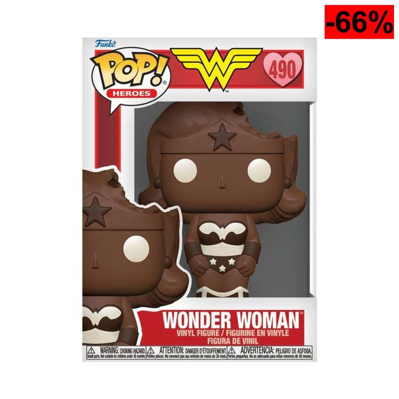 Funko Pop! Heroes: DC - Wonder Woman - (Val Choc) - oferta Amazon