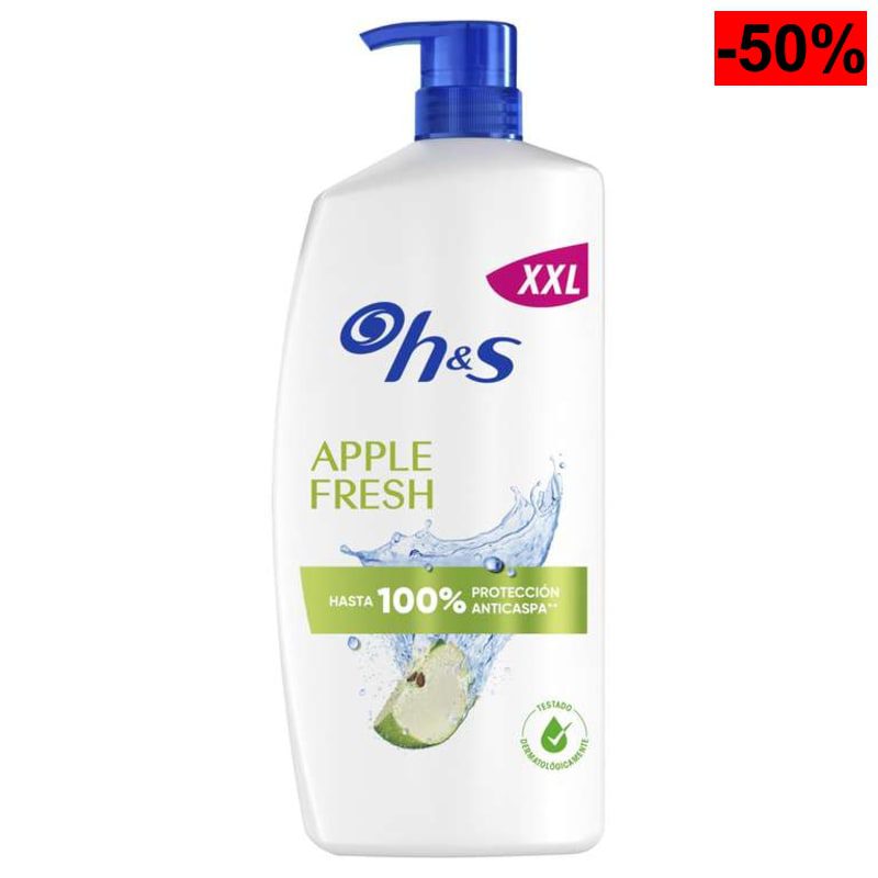 Champú Anticaspa H&S Apple Fresh 1000ml (recompensa de 5,88€) - oferta Amazon
