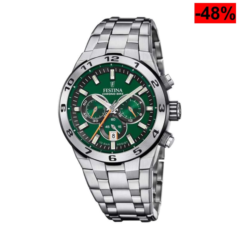 Reloj Festina Chronobike verde - oferta Amazon