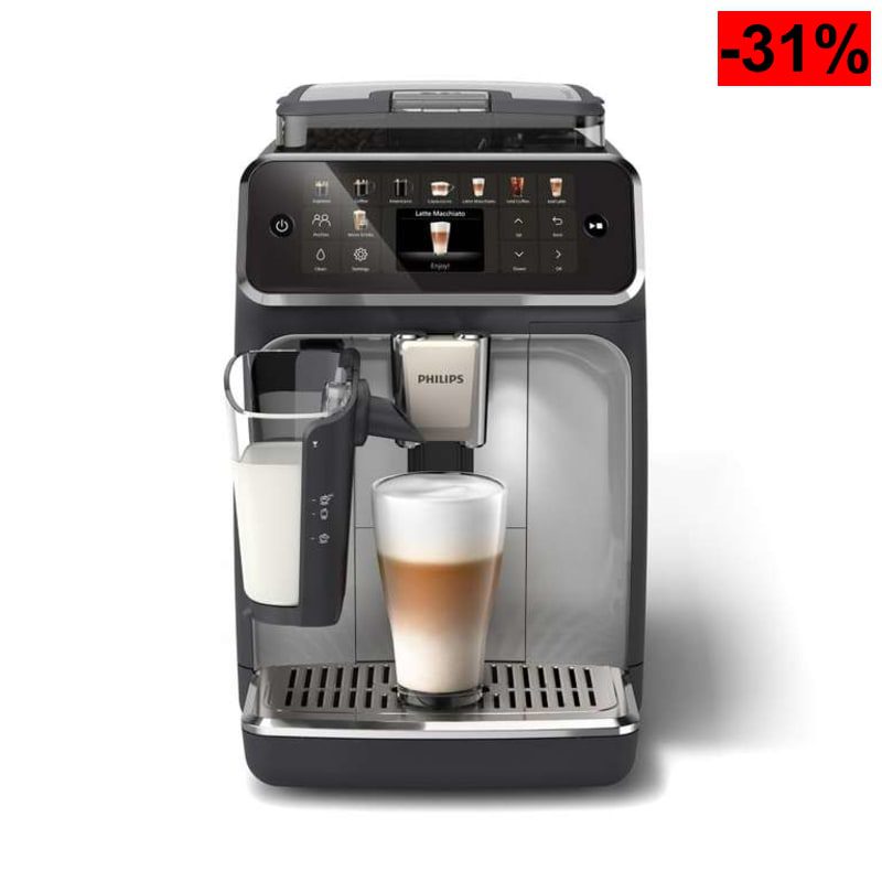 Cafetera Superautomática Philips Serie 5500 EP5546/70 (20 Recetas, LatteGo y SilentBrew Silenciosa) - oferta Amazon