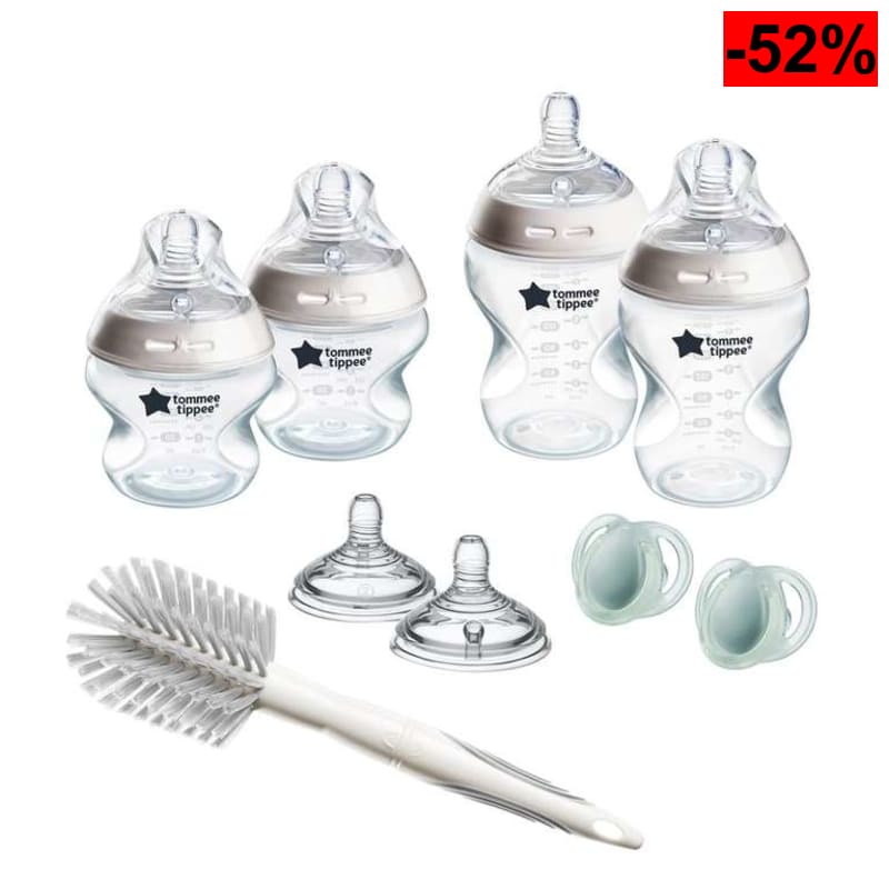 Tommee Tippee Biberones, set Natural Start recién nacidos, biberón anticólicos 150 ml y 260 ml (22'49€ sin lista de nacimiento) - oferta Amazon