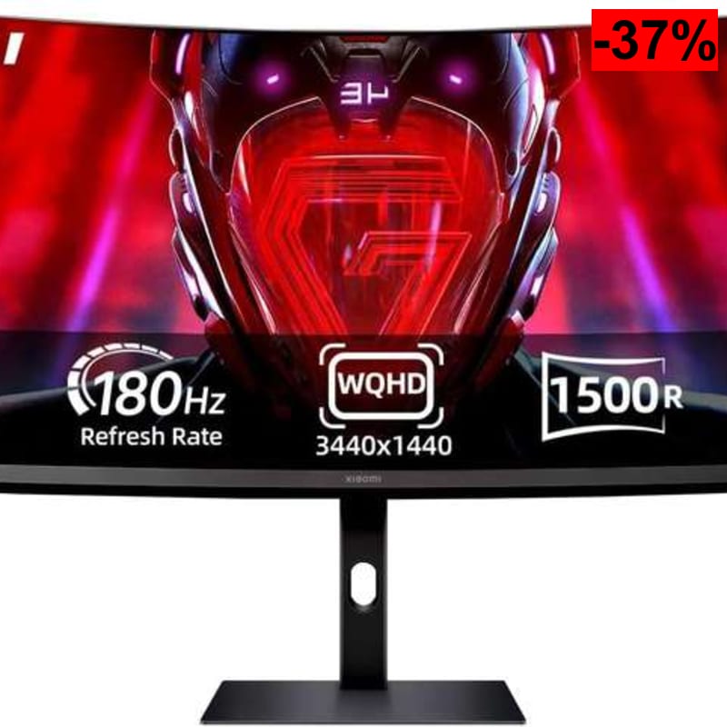 XIAOMI Monitor de 34" WQHD 3440x1440, 180Hz, HDMI 2.0x2, Negro - oferta Amazon