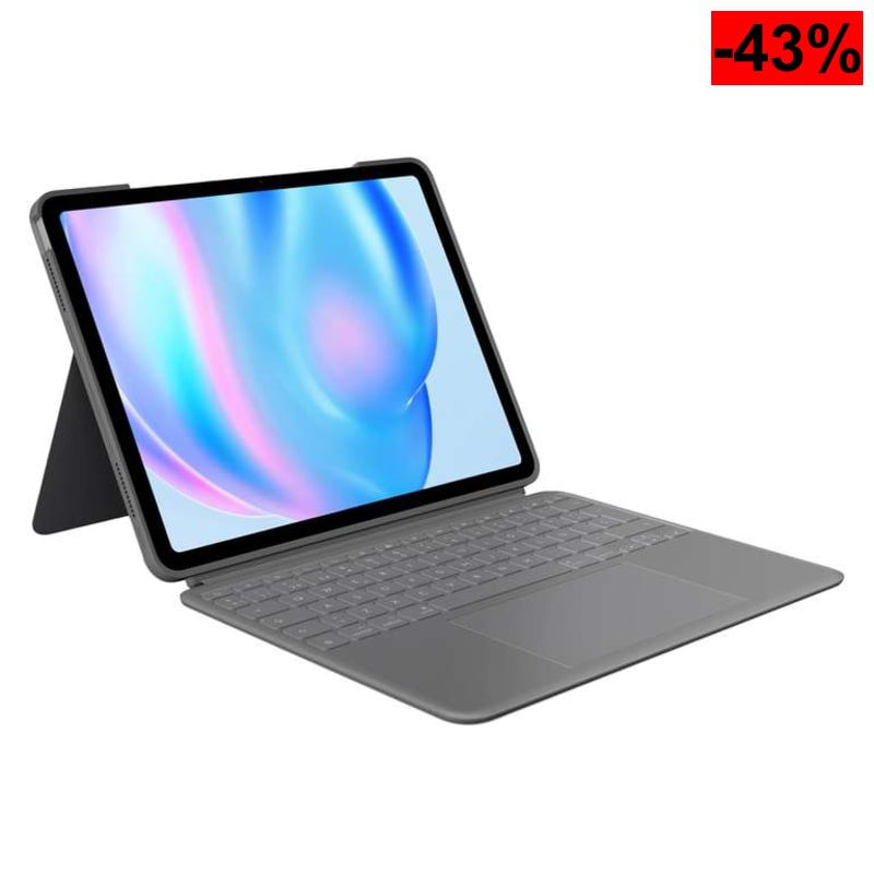 Teclado Logitech Combo Touch para iPad Air de 13 Pulgadas (M2, M3 y M4) - oferta Amazon
