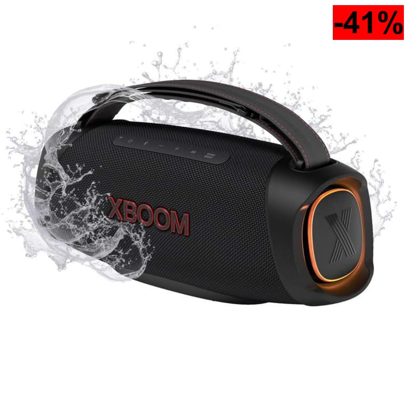 LG XBOOM GO XG8T, Altavoz portátil, Bluetooth 5.3, Bajos Potentes, Resistencia Militar a golpes, Agua y Polvo IP67, Color Negro - oferta Amazon