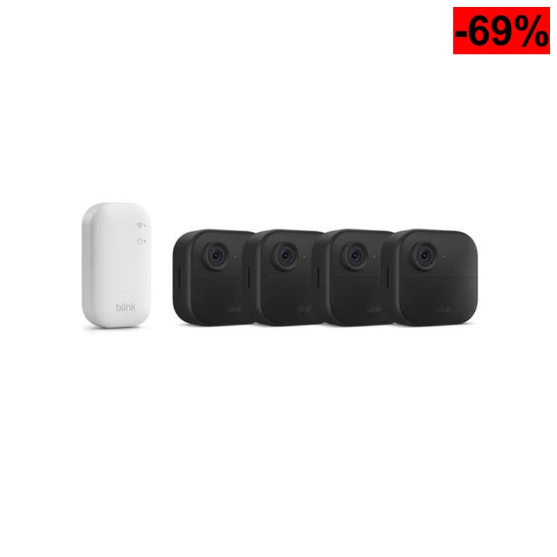 Blink Outdoor 4 | cámara de seguridad inteligente HD sin cables, 2 años de autonomía, detección de movimiento optimizada - oferta Amazon