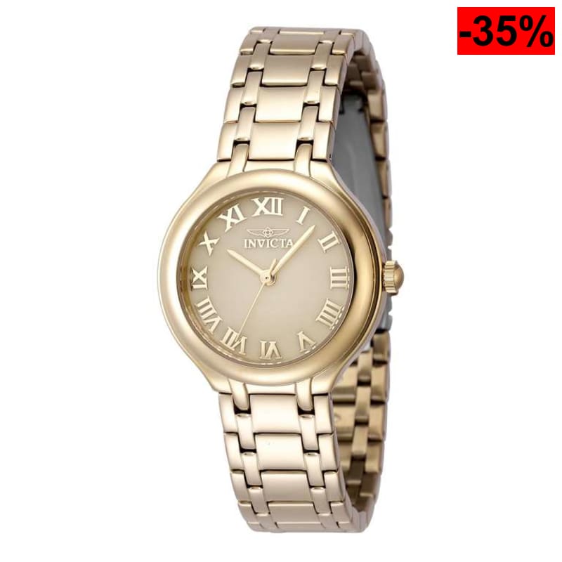 INVICTA Women's Analog Quartz Watch with Stainless Steel Strap - oferta Amazon