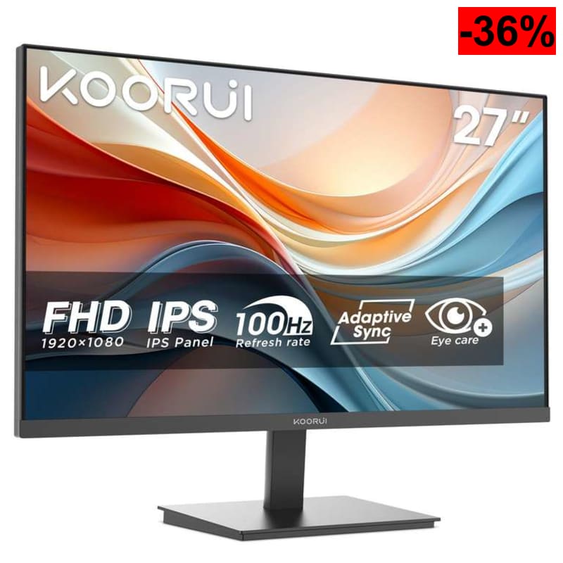 KOORUI E2711F 27" Full HD Monitor - oferta Amazon