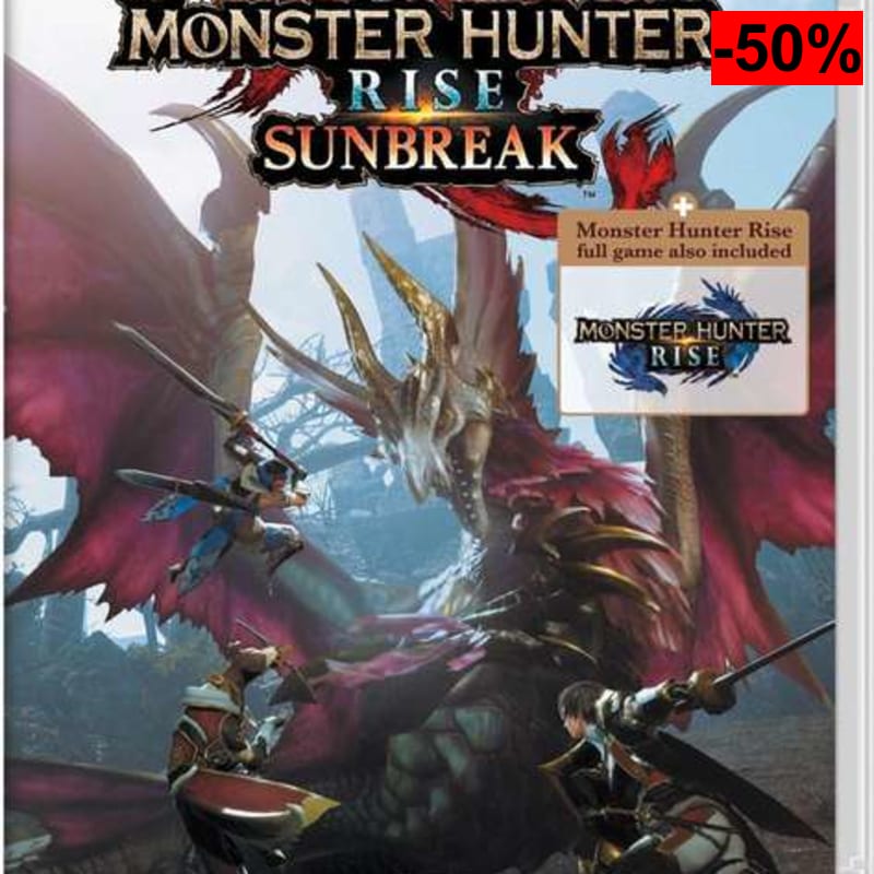 Monster Hunter Rise Sunbreak CiB Switch - oferta Amazon
