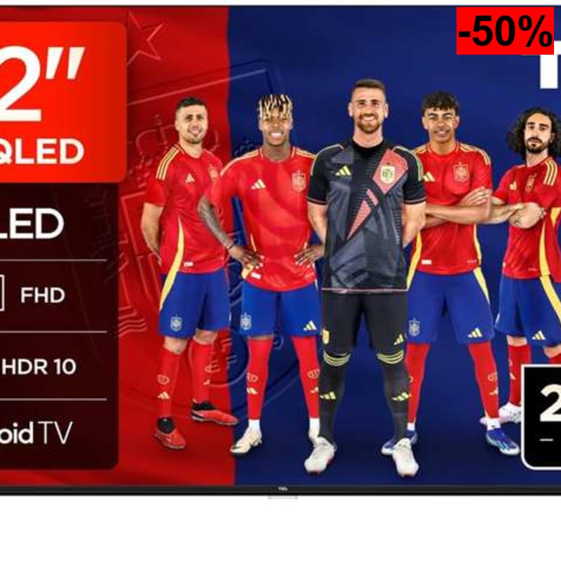 Smart TV TCL 32" Full HD QLED (Android TV, Google Cast) "Como Nuevo" con 10% Extra - oferta Amazon