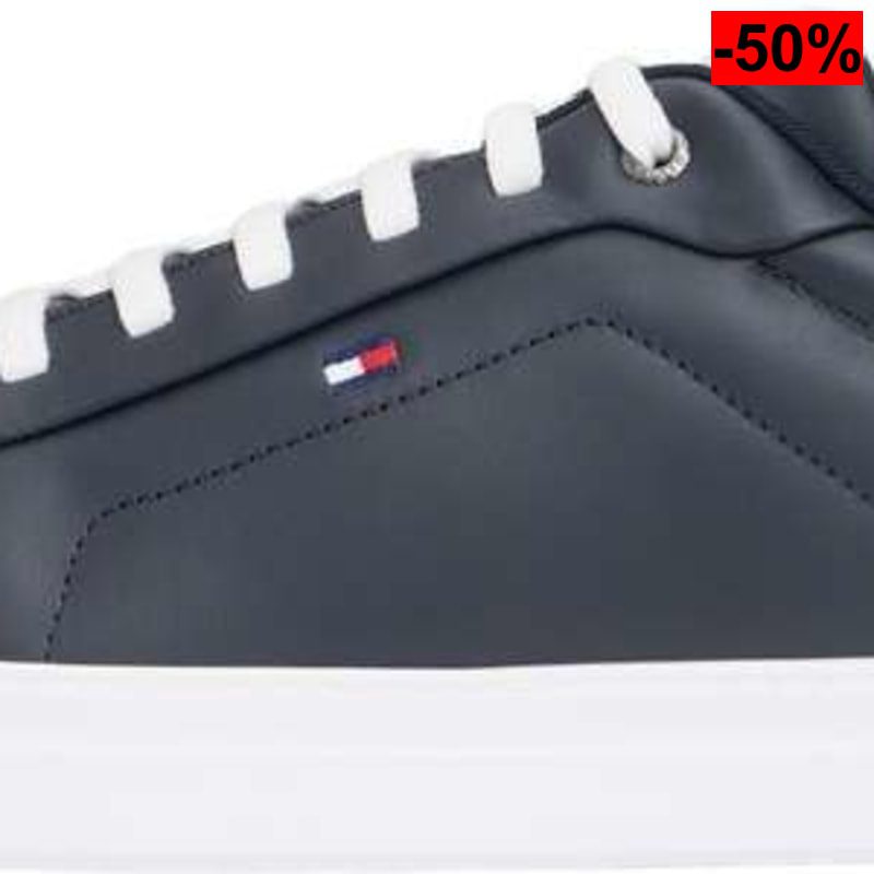 Tommy Hilfiger Zapatillas de Tenis Icon Court Light HombreDel 40 al 46 - oferta Amazon