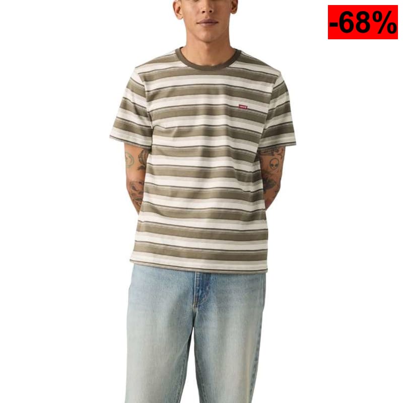 Levi'S SS Original Housemark - Camiseta para Hombre con Logotipo de Chesthit - Talla S - Prime Day Anticipado - oferta Amazon