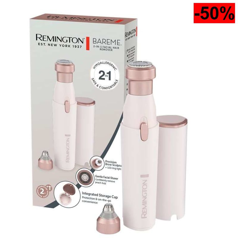 Remintong afeitadora facial y recortadora de cejaspara mujer 2 en 1 - oferta Amazon