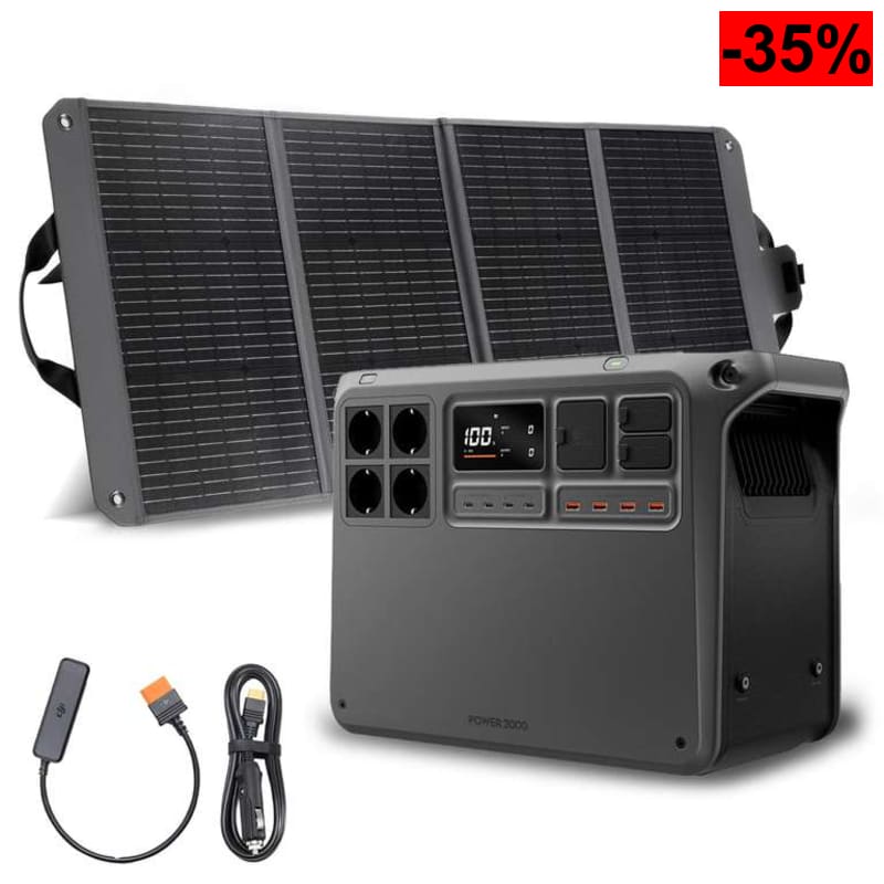 DJI Power 2000 Estación de Energía Portátil 2048 Wh LFP 3000 W con Carga Rápida 0–80% en 45 min - oferta Amazon
