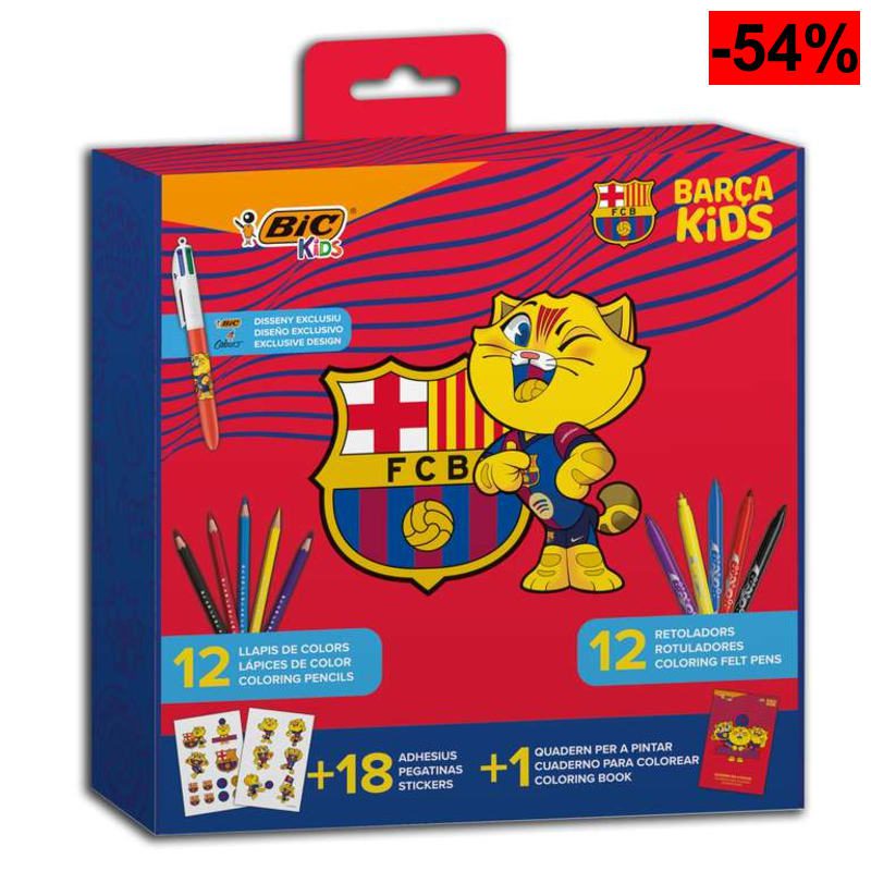 (Reaco - Como nuevo) BIC Kids Kit de Colorear FC BARCELONA - oferta Amazon