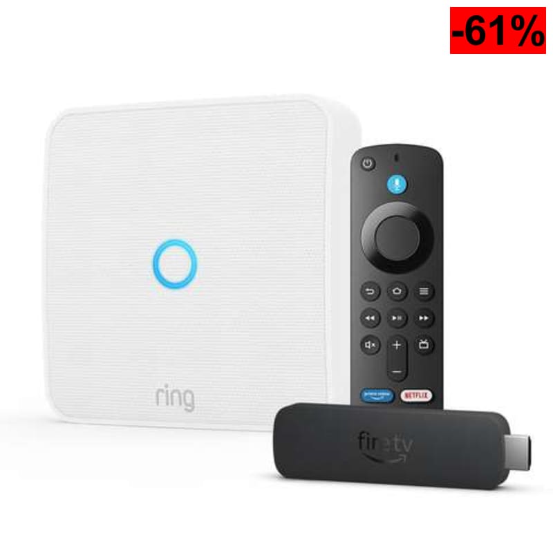 Fire TV Stick 4K Select + Ring Intercom Video de Amazon | Sácale más partido a tu hogar inteligente - oferta Amazon