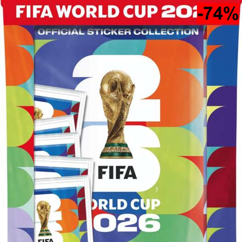 Paquete de inicio de la colección de calcomanías de la Copa Mundial de la FIFA 2026 - oferta Amazon