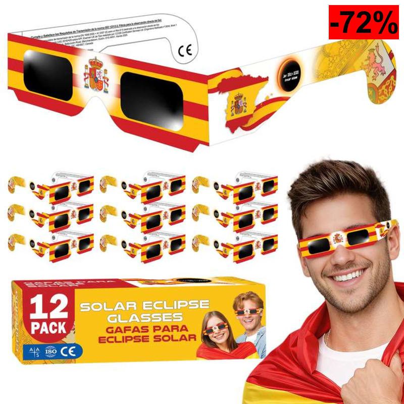 Galaxium Gafas Eclipse Solar 2026 [12 Pack] - oferta Amazon