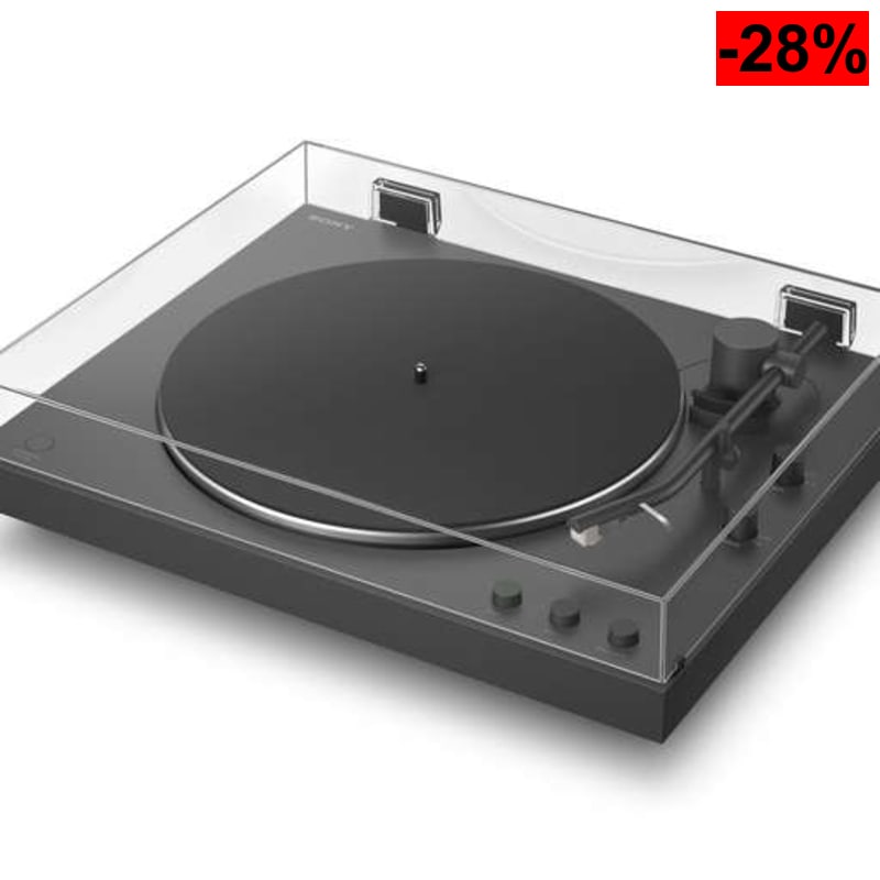 Sony PS-LX3BT Tocadiscos Inalámbrico Bluetooth, Transmisión por Correa, Preamplificador Fonográfico Integrado, 2 vel., Cubierta Antipolvo - oferta Amazon