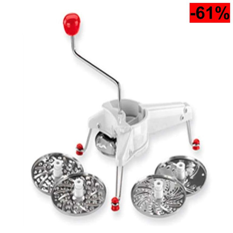 Molinillo de Juliana Ilsa 109 (Tambor INOX, Corte Preciso, Manivela Manual, Color Blanco) - oferta Amazon