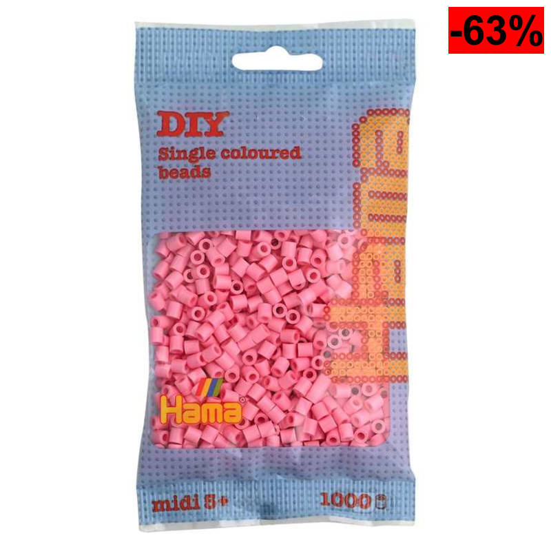 HAMA Bolsa de perlas, Aprox. 1000 cuentas midi fusibles para manualidades y mosaicos - oferta Amazon