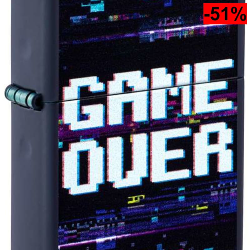Mechero Original ZIPPO Game Over - oferta Amazon