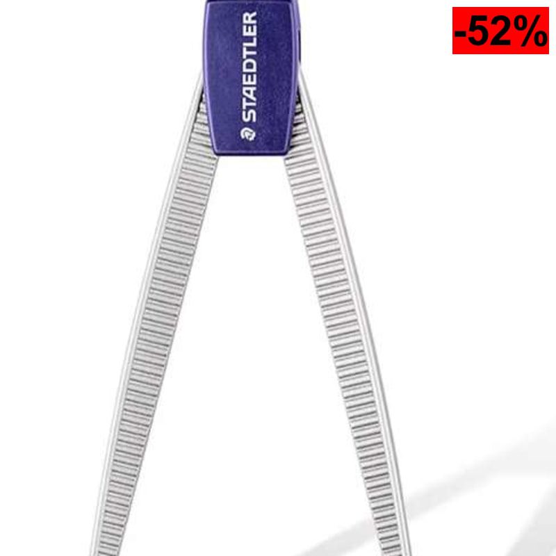 STAEDTLER 550 50 - Compás, Azul, Plata - oferta Amazon