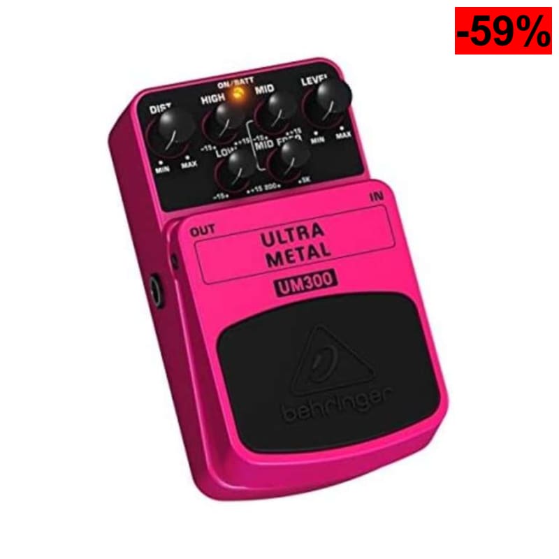 Behringer UM300 - Pedal de distorsión para guitarra - oferta Amazon