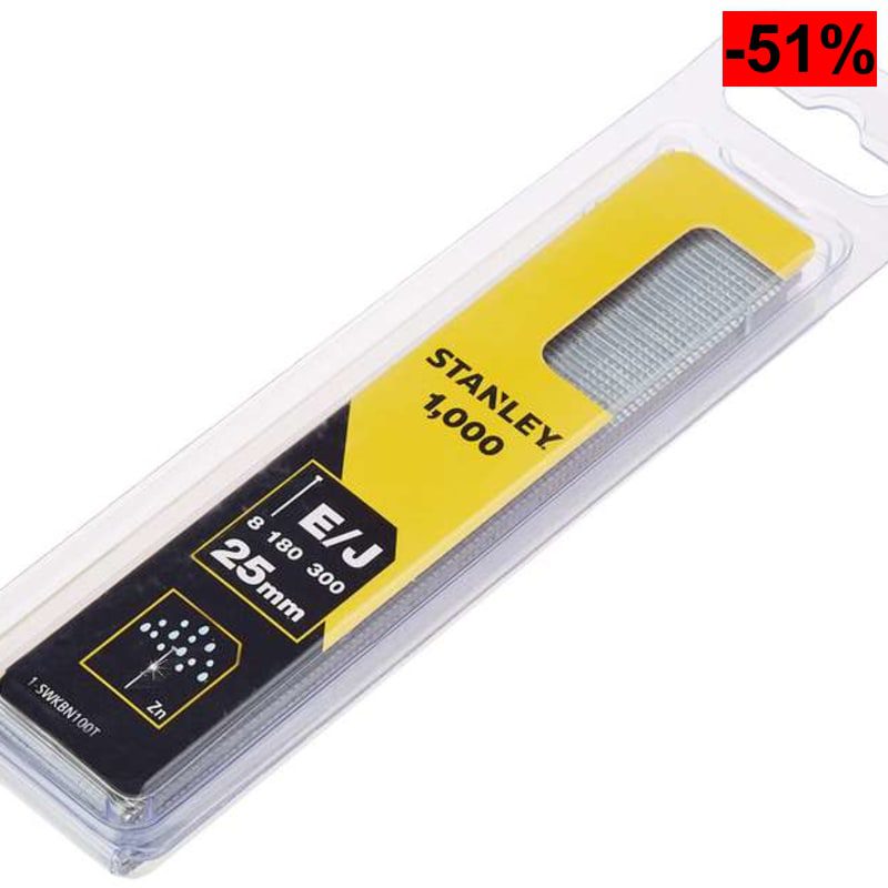 Clavo/Brad 8/300/e/Tipo J - 25 mm - 1000 u. - oferta Amazon