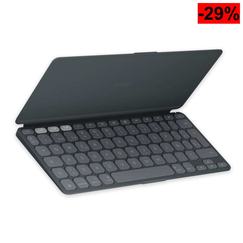 Logitech Keys-To-Go 2, Teclado inalámbrico portátil para iPad con Tapa integrada - oferta Amazon