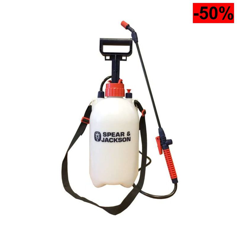 Pulverizador a presión con Bomba de 5 litros Spear & Jackson - oferta Amazon