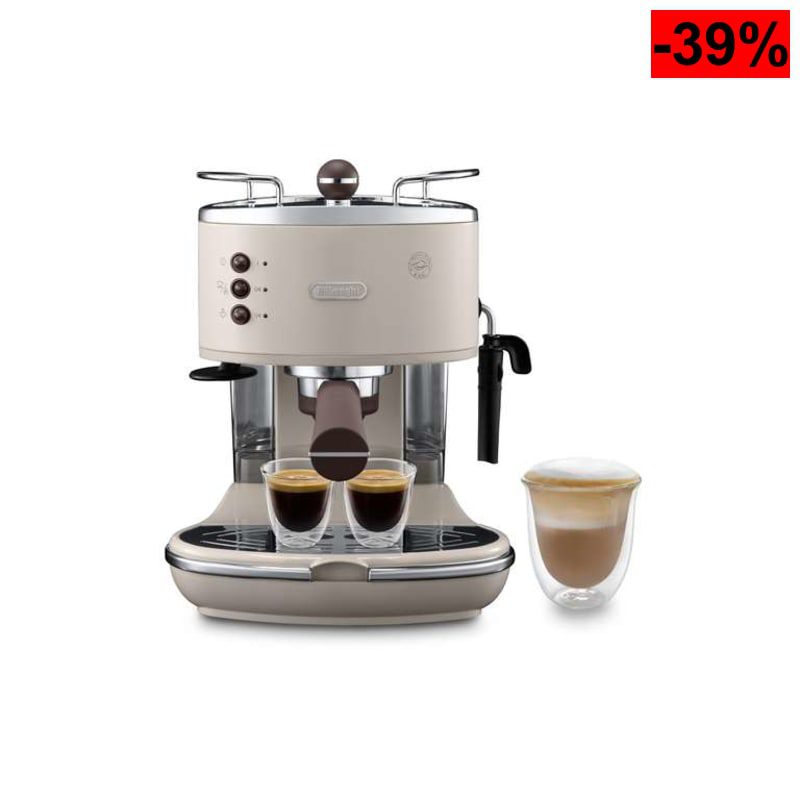 De'Longhi ECOV 311.BG Cafetera Automática, 1100 W, 1.4 L, 15 Bares, 2 Tazas, Acero Inoxidable, Beige - oferta Amazon