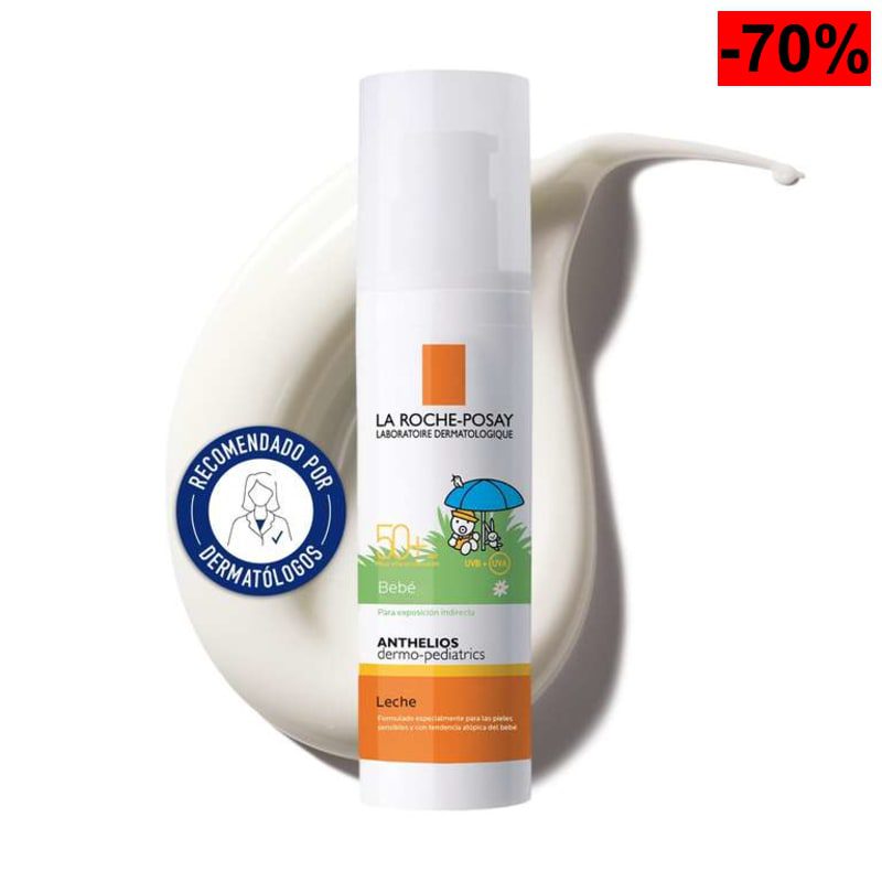 La Roche Posay Leche Solar para Bebé, Protector Solar con SPF50+ - oferta Amazon
