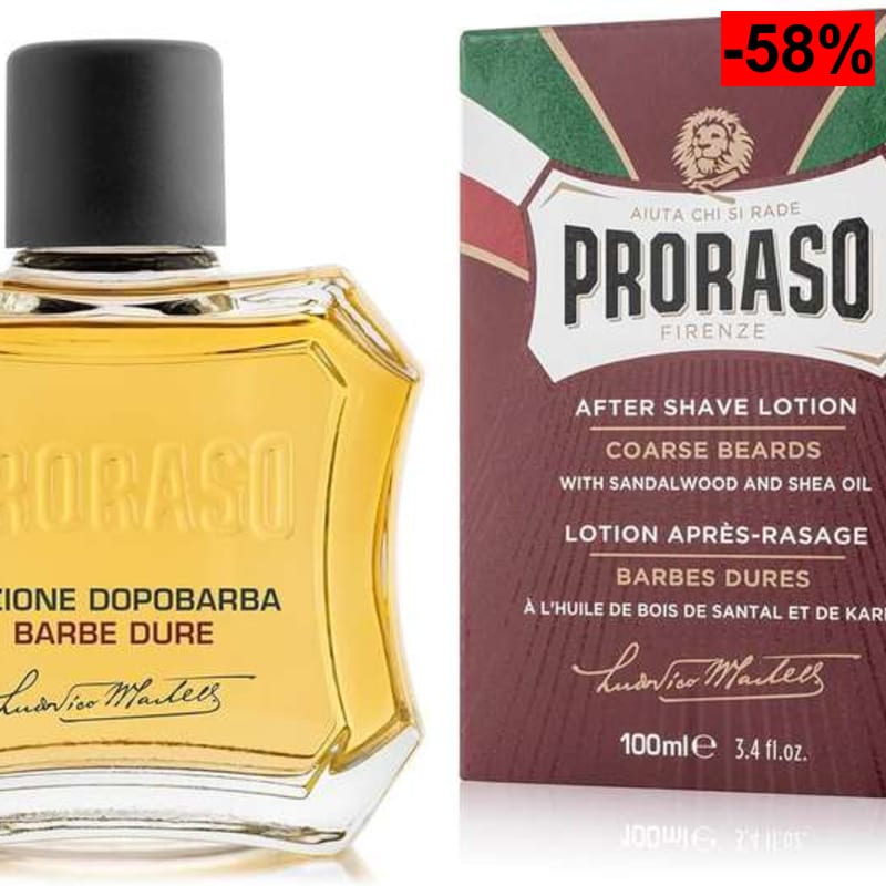 Proraso After Shave Nutritivo, con Sándalo y Karité, 100 ml - oferta Amazon