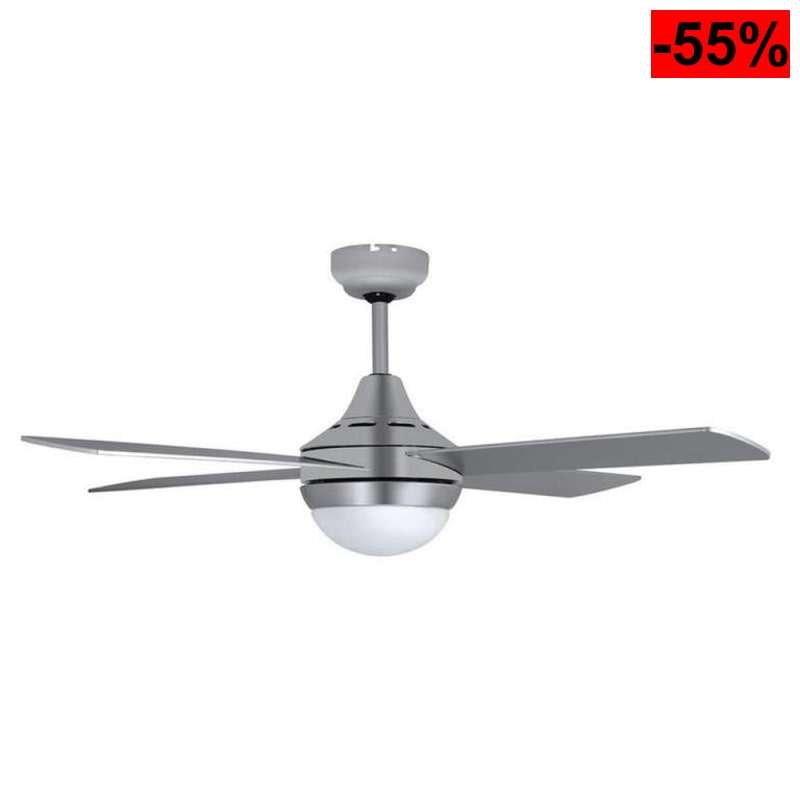 Orbegozo CP 91120 120cm (Ventilador de techo con luz LED, motor AC de 60W, 3 velocidades, temporizador, mando a distancia - oferta Amazon