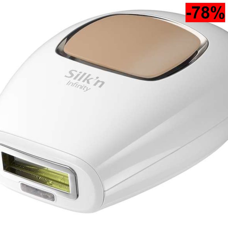 Depiladora Silk'n Infinity Premium 500.000 pulsos de luz - Tecnología IPL -eHPL 2 en 1 - depilación permanente - oferta Amazon