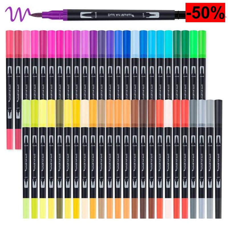 Pack de 48 rotuladores para lettering - oferta Amazon