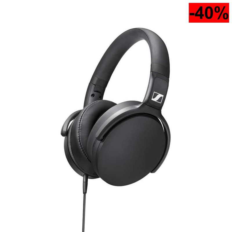 Auriculares Circumaurales Sennheiser HD 400S (Control Remoto Inteligente, Aislamiento Pasivo, Plegables, Negro) - oferta Amazon